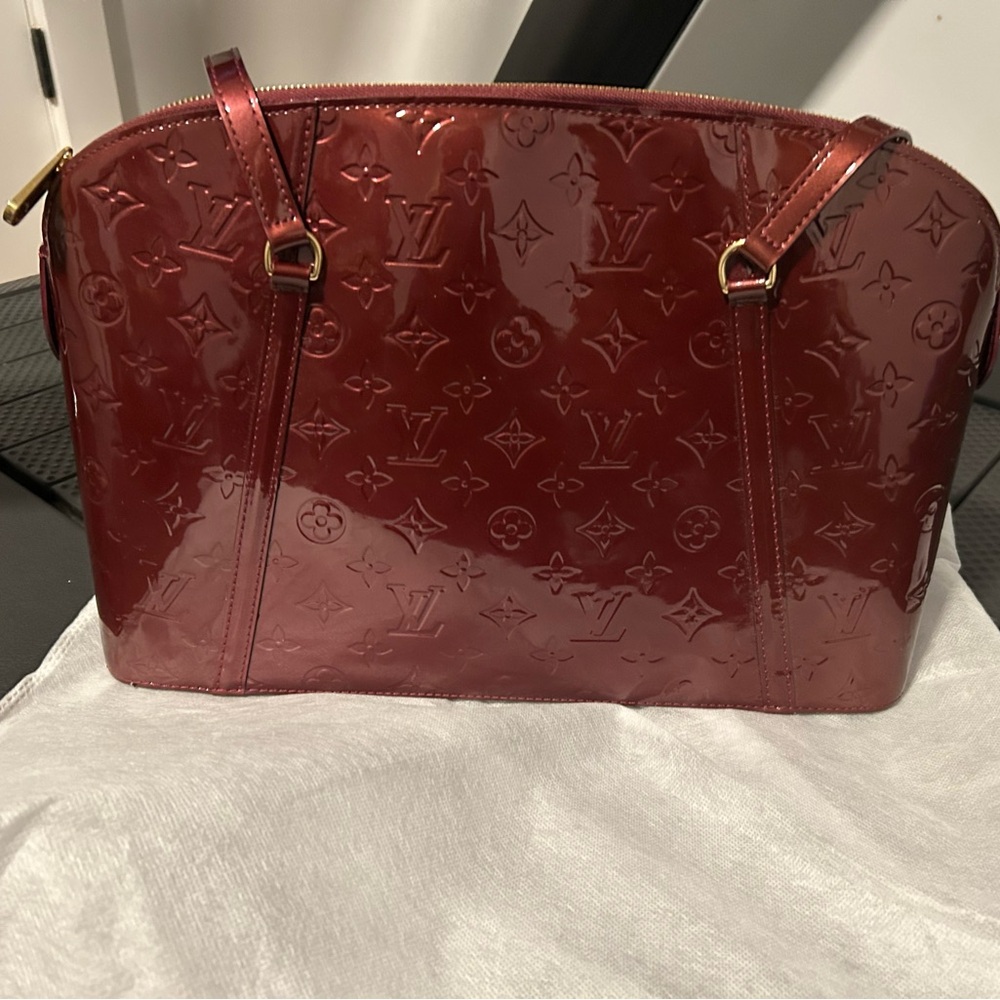 Louis Vuitton Red Patent Shoulder Bag